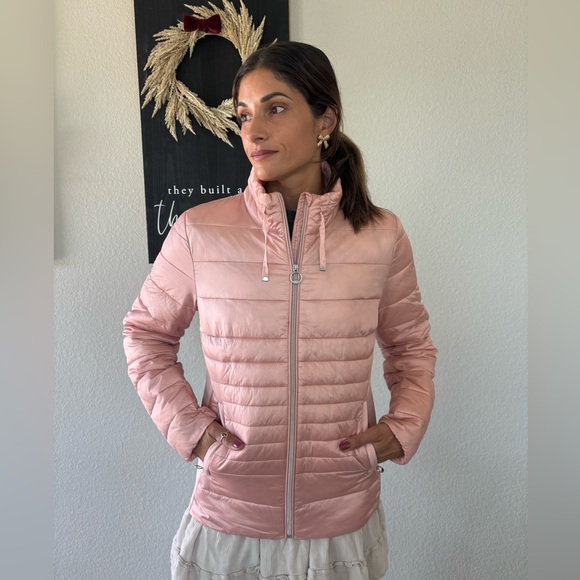 Tom Tailor Lightweight Pink Puffer Jacket - Picture 2 of 10